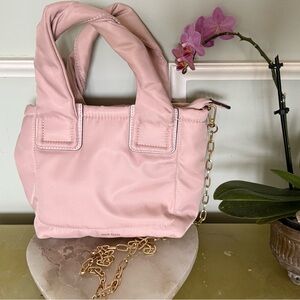Anne Klein Pink Mini Nylon Tote Bag